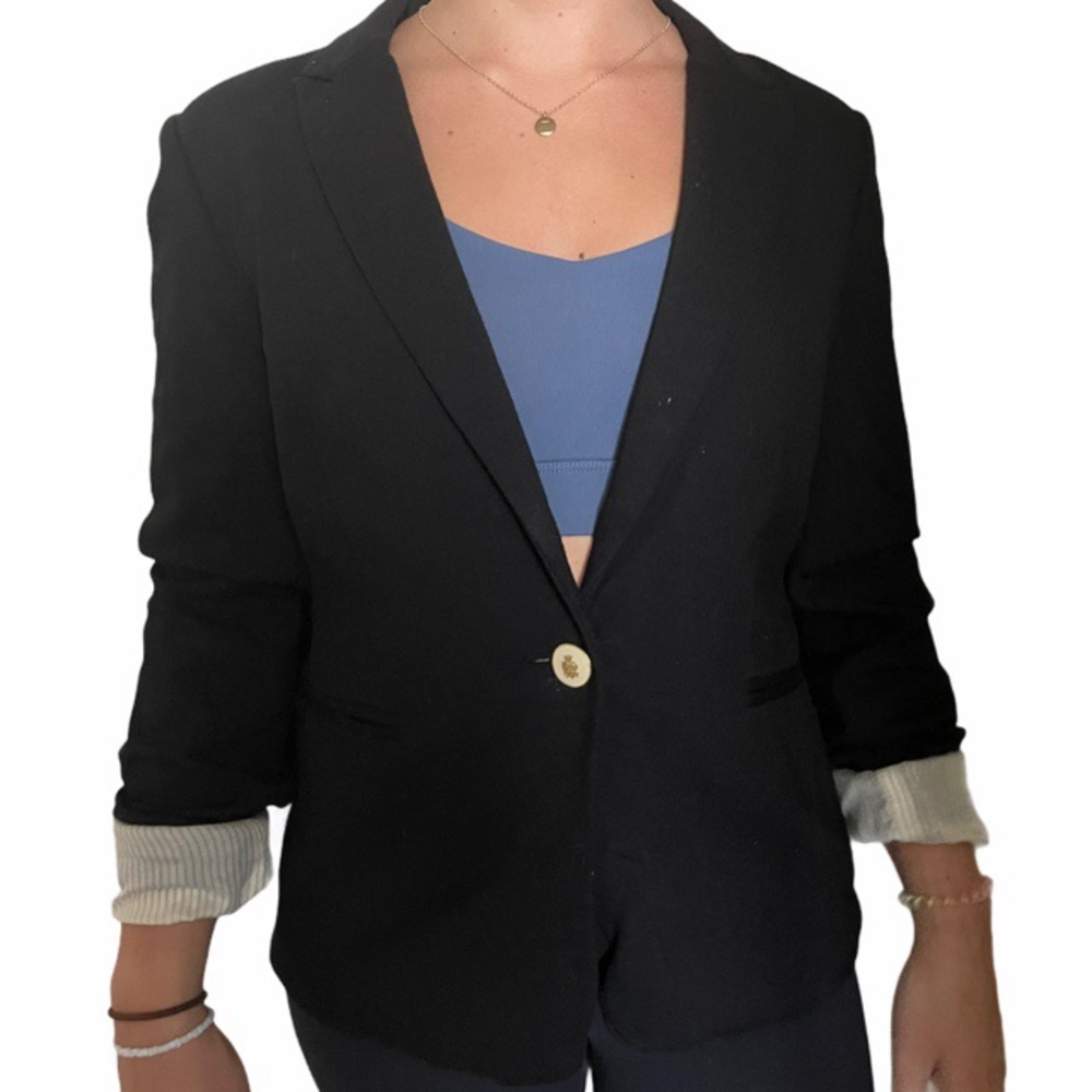 VIVIENNE Tam Lined Blazer Black